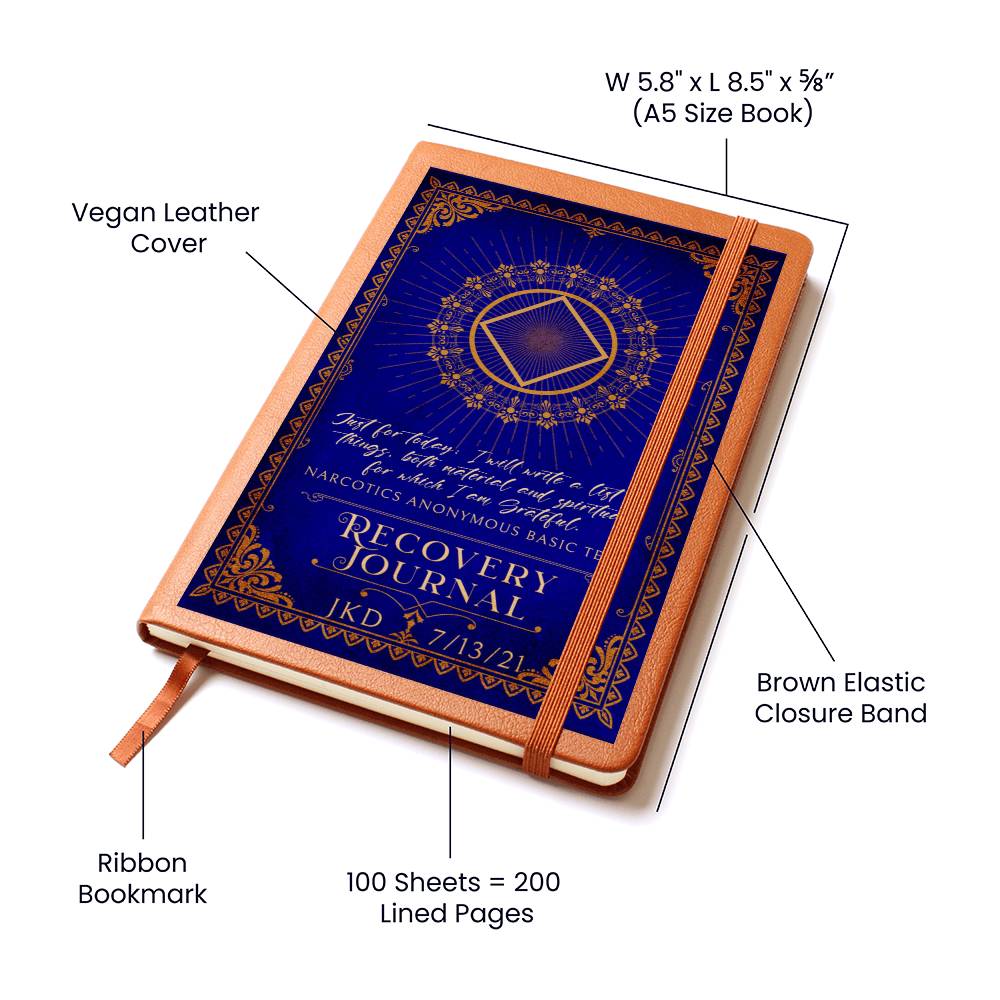 Custom NA Recovery Journal | Inspiring Sobriety | Gratitude - Image 3
