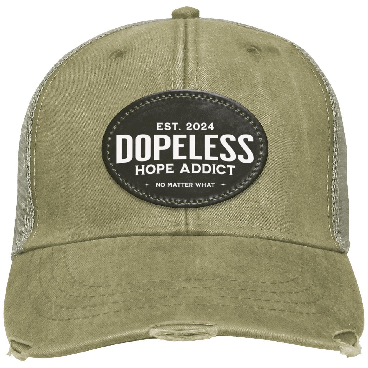 Custom Recovery Distressed Ollie Cap | Inspiring Sobriety | Dopeless Hope Addict - Image 7