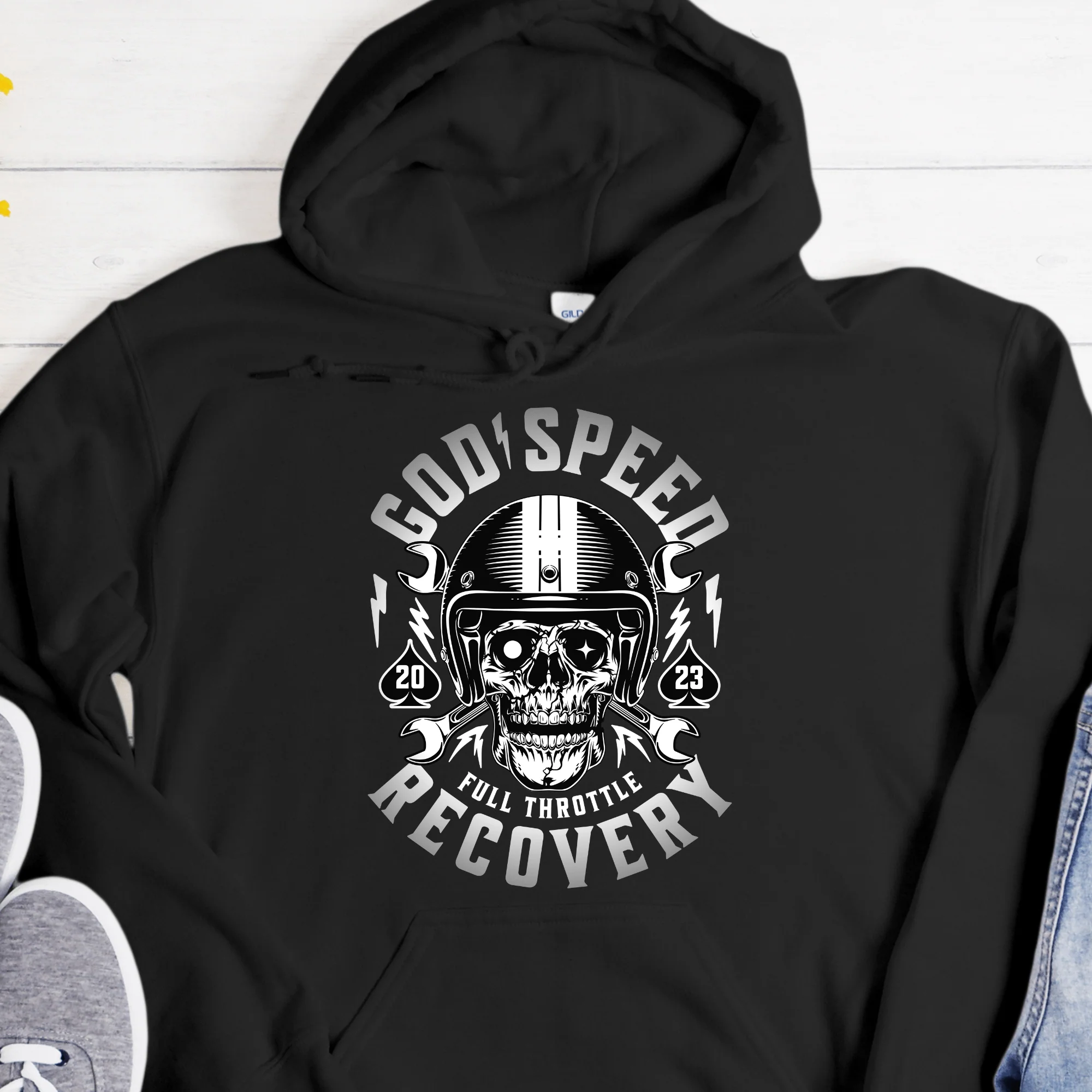 Custom Recovery Hoodie | Inspiring Sobriety | Full Throttle Recovery - Image 2