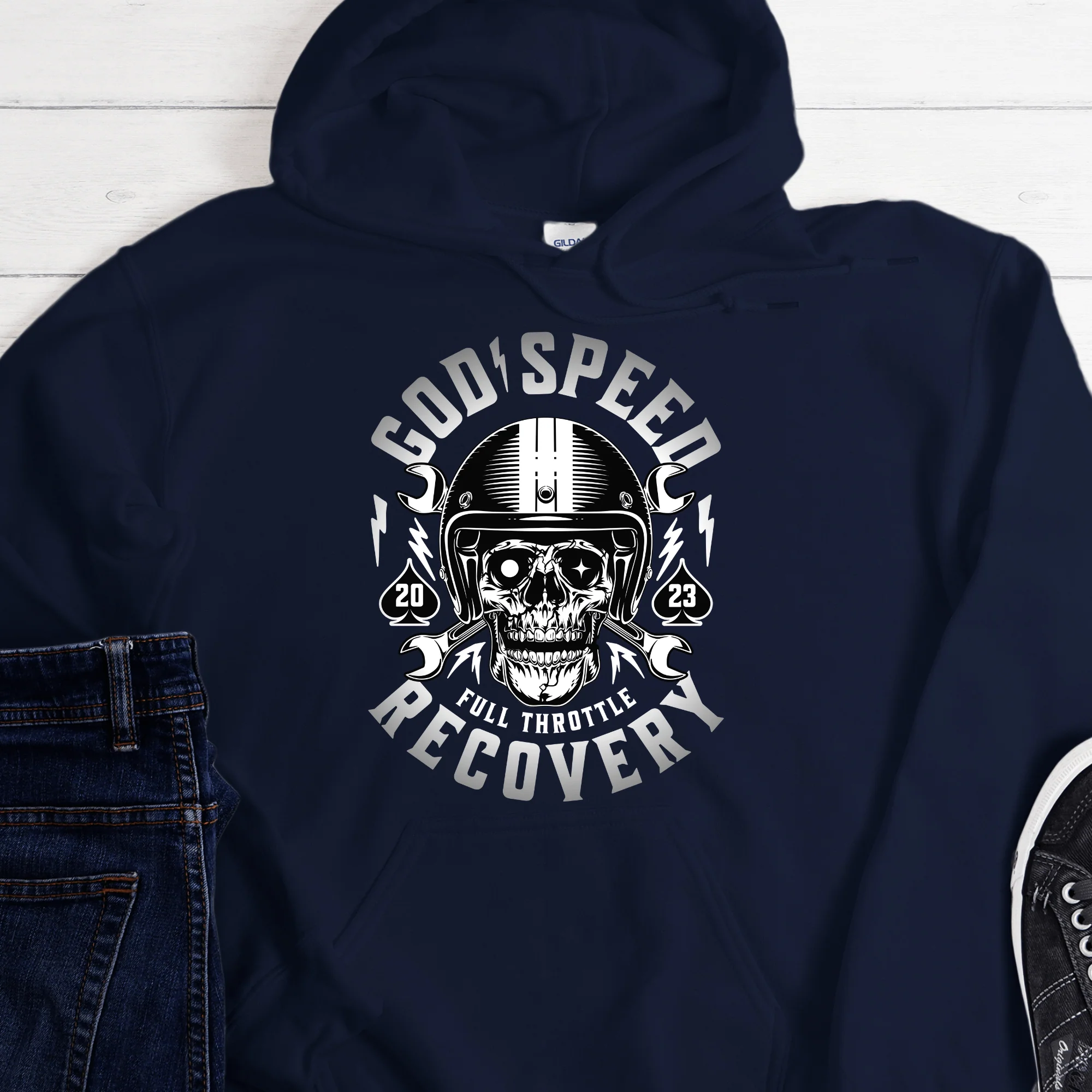 Custom Recovery Hoodie | Inspiring Sobriety | Full Throttle Recovery - Image 4
