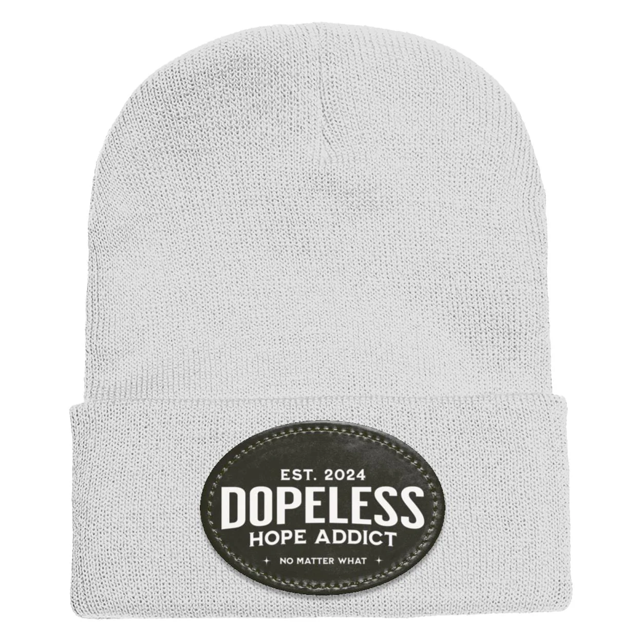 Custom Recovery Knit Beanie | Inspiring Sobriety |  Dopeless Hope Addict - Image 15
