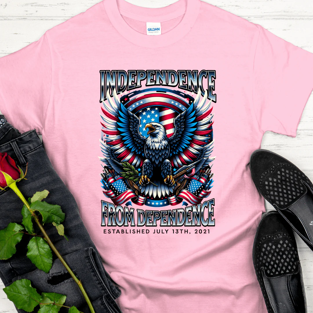 Custom Recovery T-Shirt | Inspiring Sobriety |  Independence From Dependence - Image 4