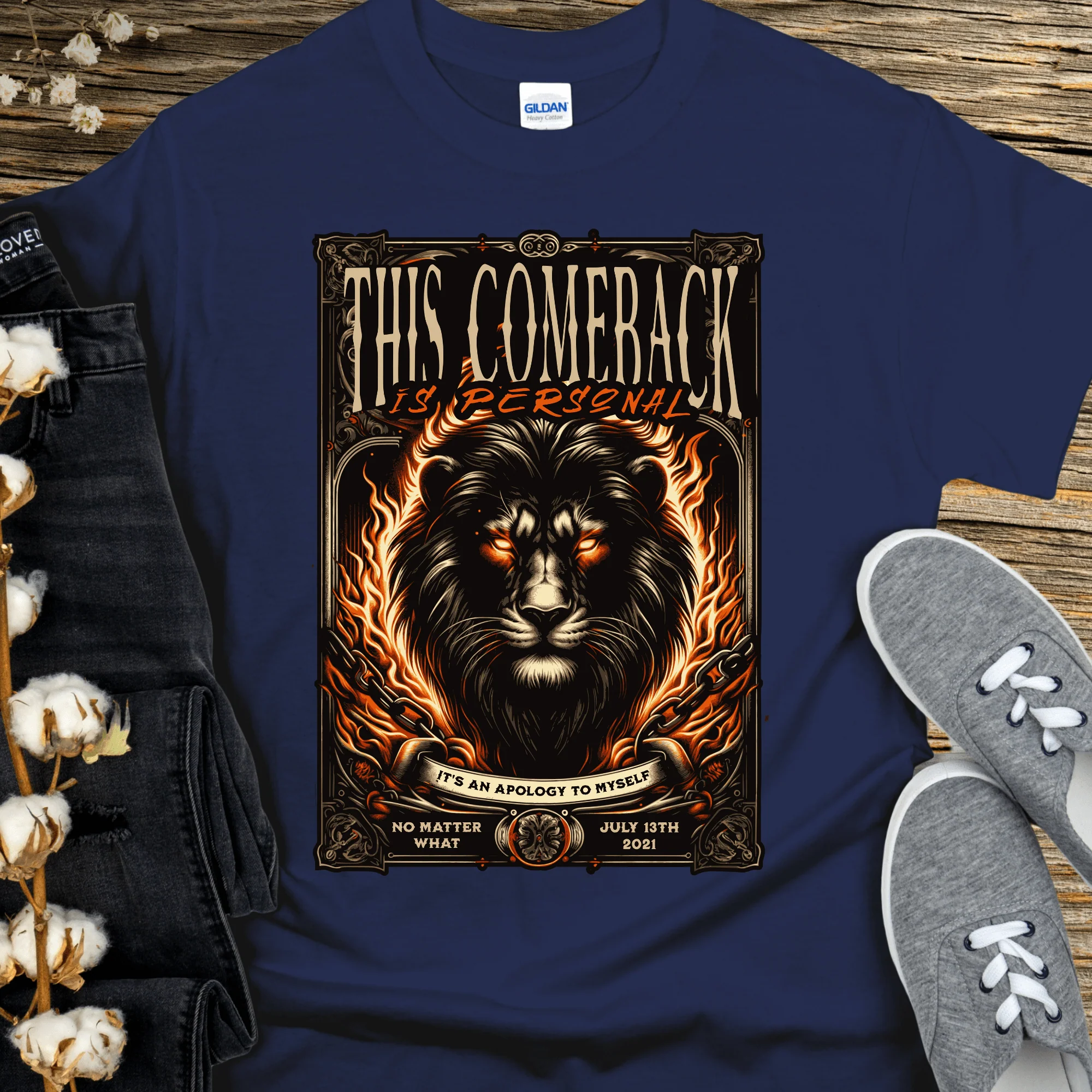 Custom Recovery T-Shirt | Inspiring Sobriety |  This Comeback Is Personal - Image 2