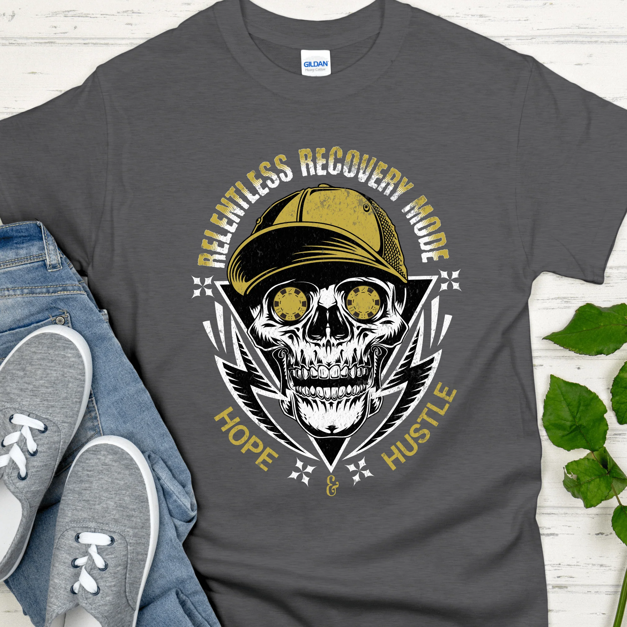 Recovery T-Shirt | Inspiring Sobriety | Relentless Recovery Mode - Image 3