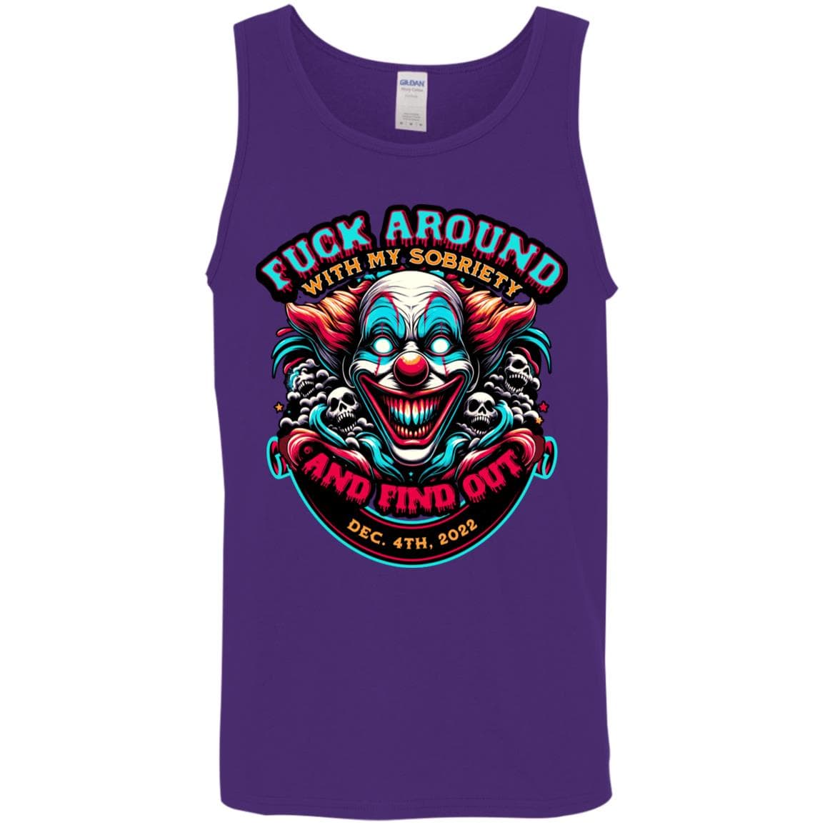Custom Recovery Unisex Tank | Inspiring Sobriety |  F#CK Around Find Out - Image 5