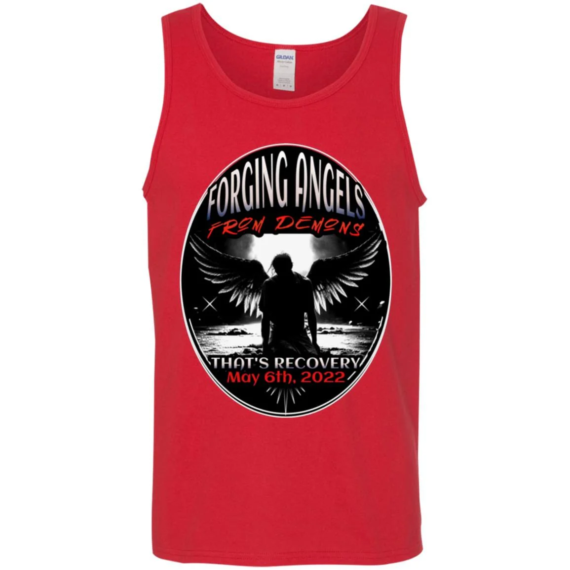 Custom Recovery Unisex Tank | Inspiring Sobriety | Forging Angels From Demons - Image 7