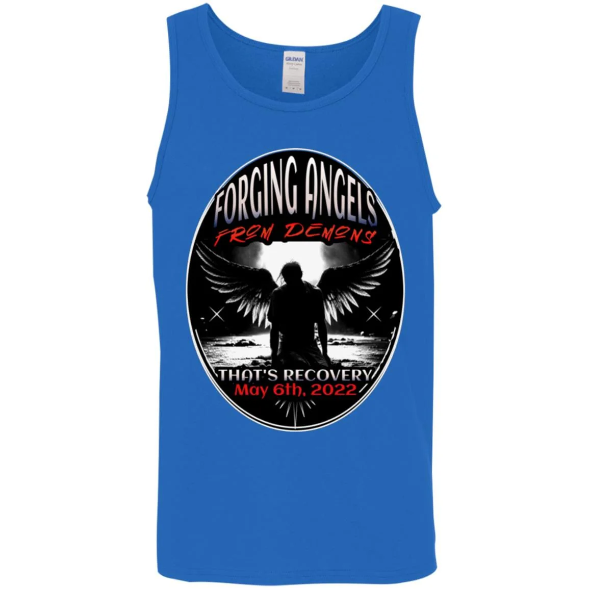 Custom Recovery Unisex Tank | Inspiring Sobriety | Forging Angels From Demons - Image 8