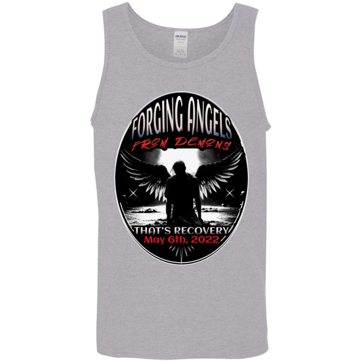 Custom Recovery Unisex Tank | Inspiring Sobriety | Forging Angels From Demons - Image 9