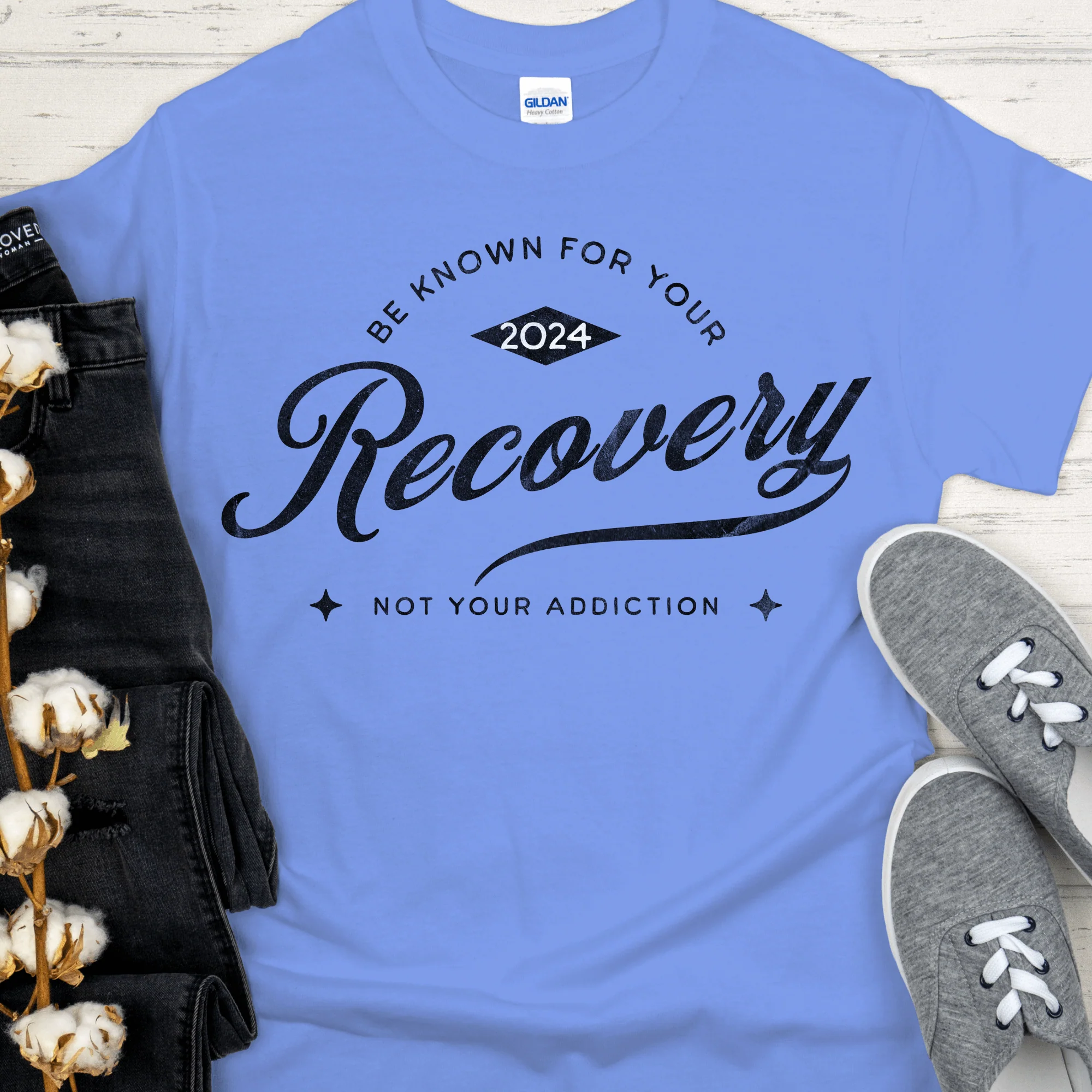 Custom Recovery T-Shirt | Inspiring Sobriety |  Be Known For Your Recovery - Image 4