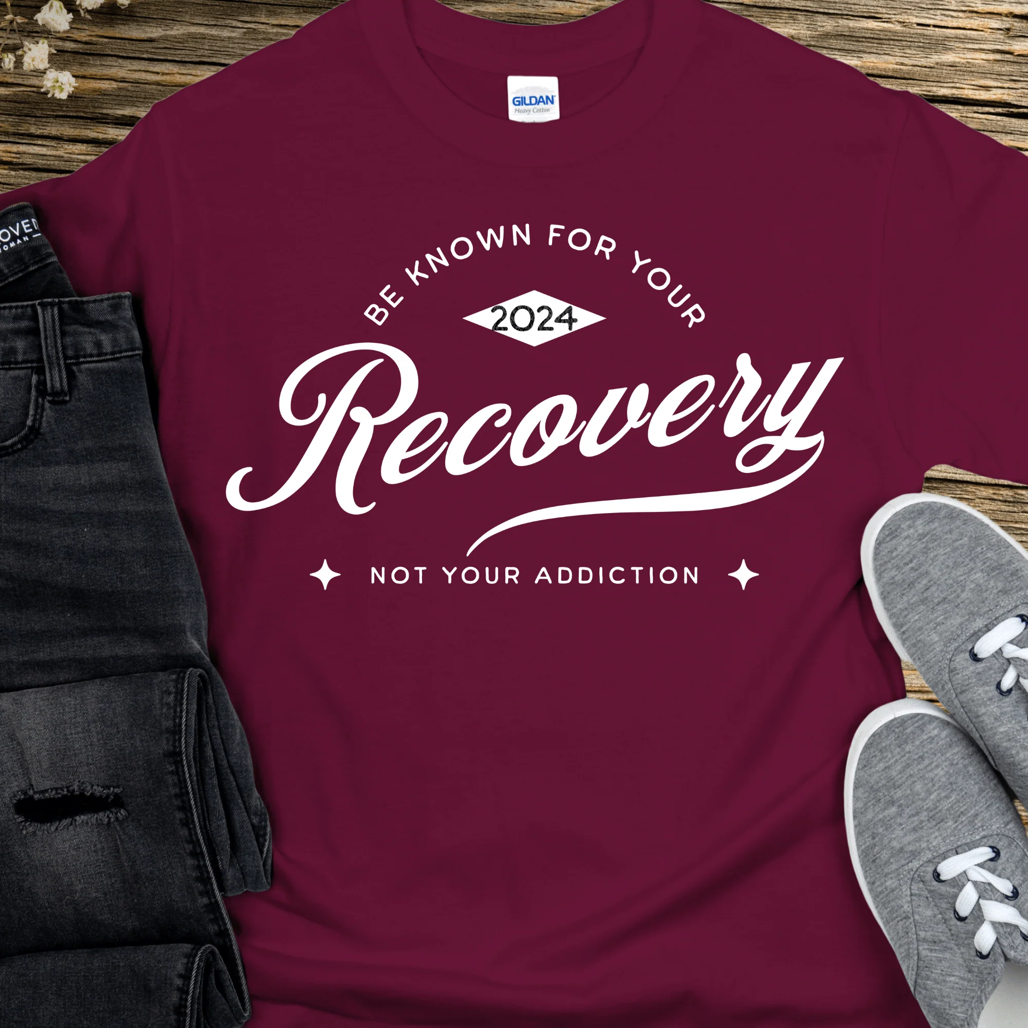 Custom Recovery T-Shirt | Inspiring Sobriety |  Be Known For Your Recovery - Image 7