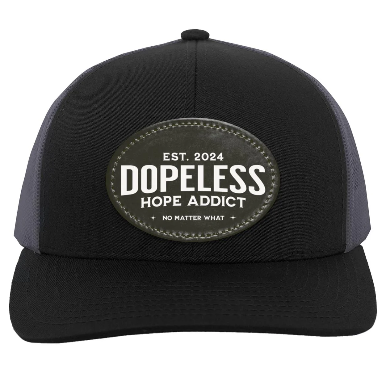 Custom Recovery Trucker Snapback Hat | Inspiring Sobriety | Dopeless Hope Addict - Image 12