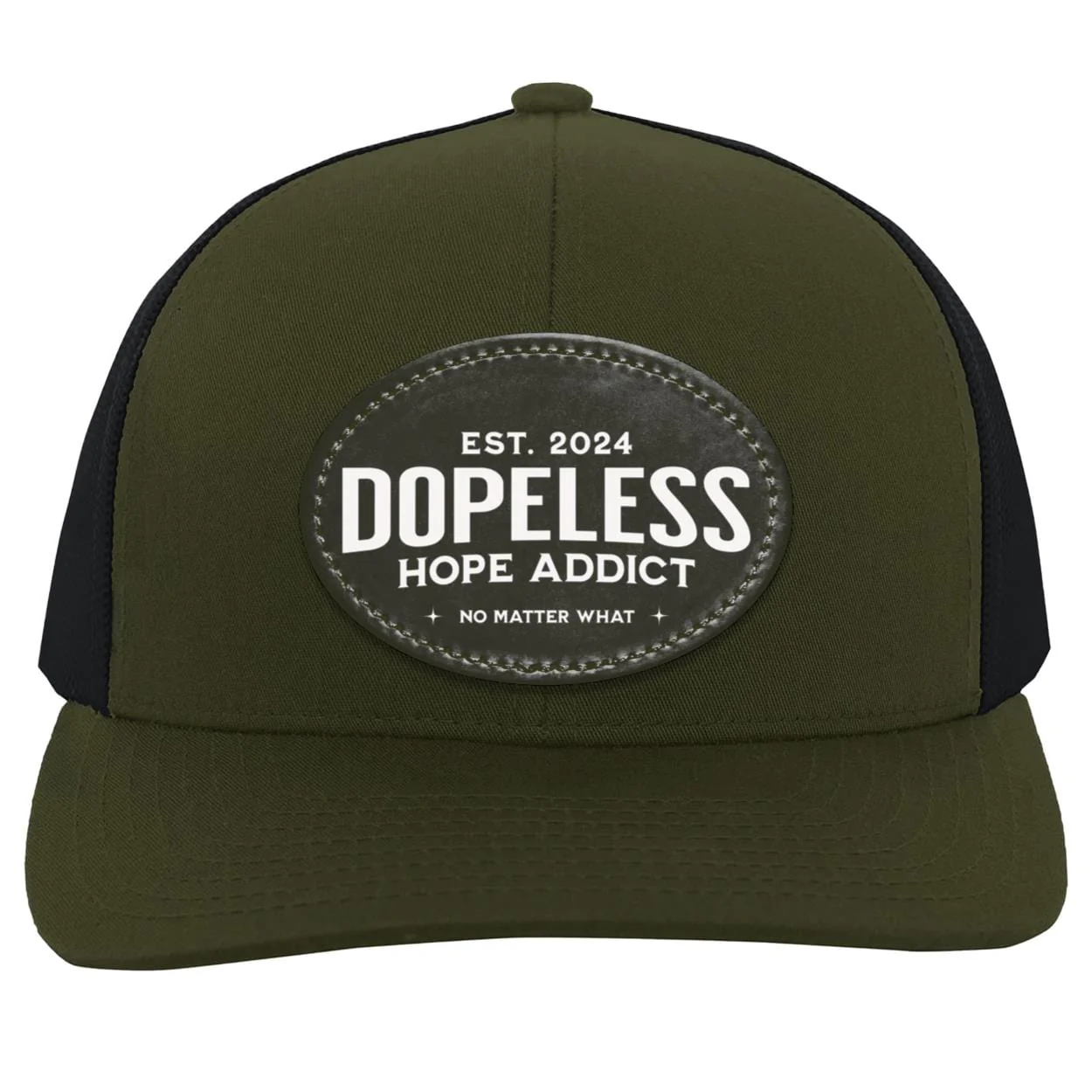 Custom Recovery Trucker Snapback Hat | Inspiring Sobriety | Dopeless Hope Addict - Image 15