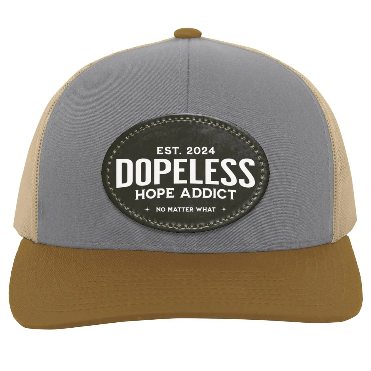 Custom Recovery Trucker Snapback Hat | Inspiring Sobriety | Dopeless Hope Addict - Image 16