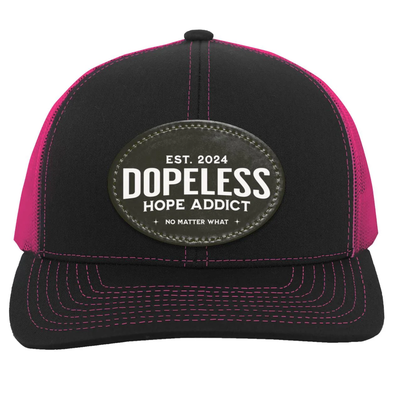 Custom Recovery Trucker Snapback Hat | Inspiring Sobriety | Dopeless Hope Addict - Image 17