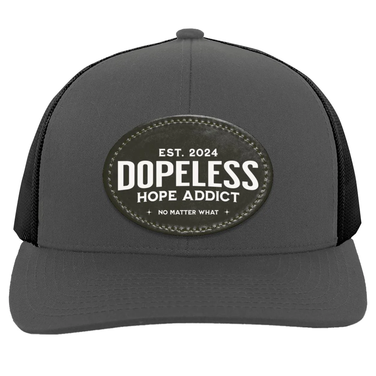 Custom Recovery Trucker Snapback Hat | Inspiring Sobriety | Dopeless Hope Addict - Image 5