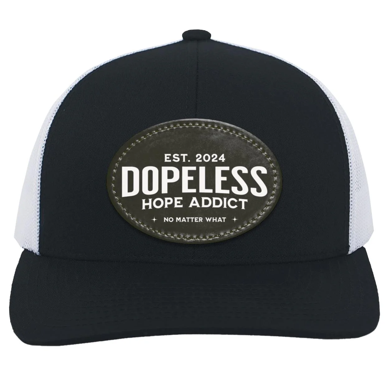 Custom Recovery Trucker Snapback Hat | Inspiring Sobriety | Dopeless Hope Addict - Image 6