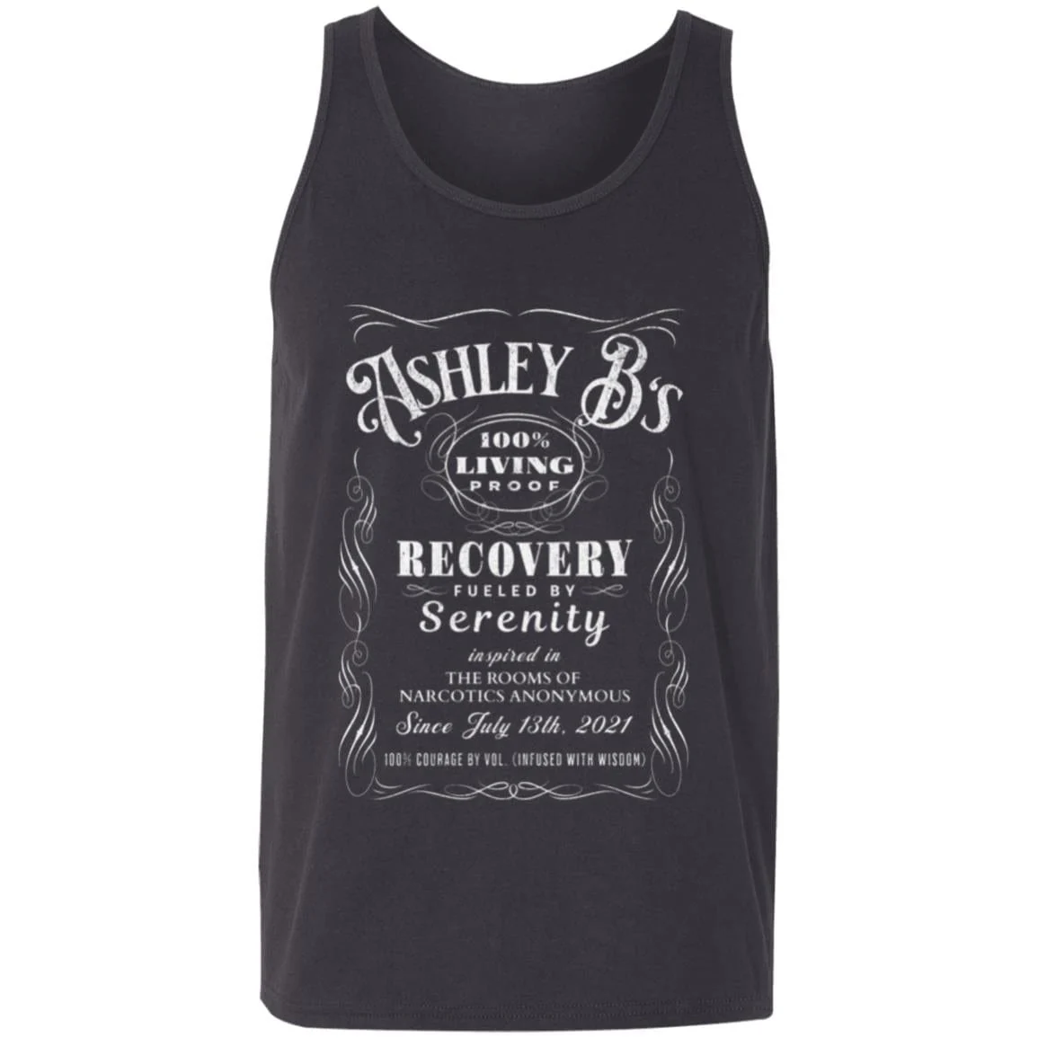 Custom Recovery Unisex Tank | Inspiring Sobriety | (Custom) 100% Living Proof - Image 3