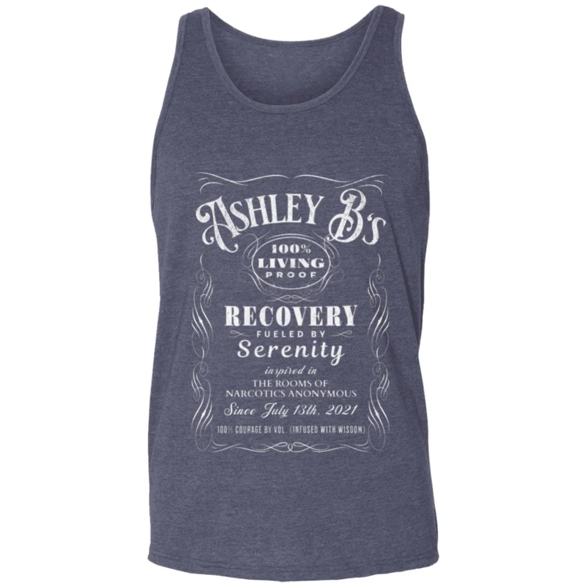 Custom Recovery Unisex Tank | Inspiring Sobriety | (Custom) 100% Living Proof - Image 5
