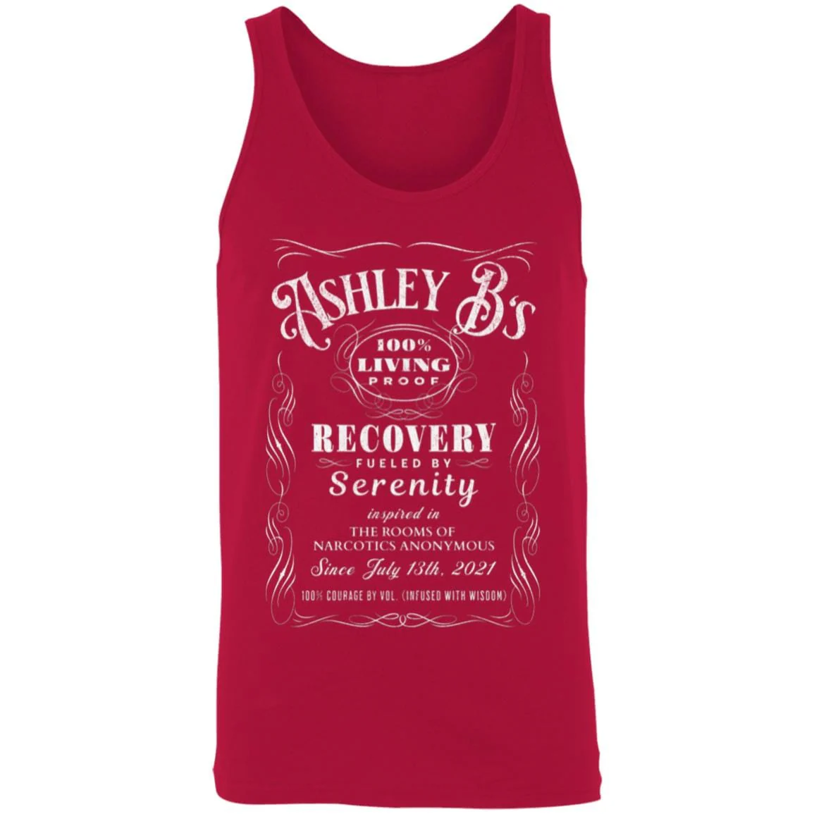 Custom Recovery Unisex Tank | Inspiring Sobriety | (Custom) 100% Living Proof - Image 6