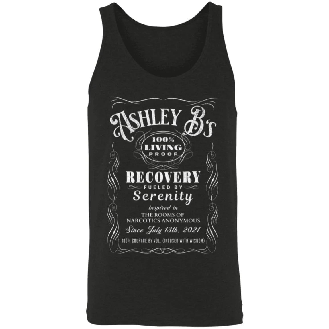 Custom Recovery Unisex Tank | Inspiring Sobriety | (Custom) 100% Living Proof - Image 8