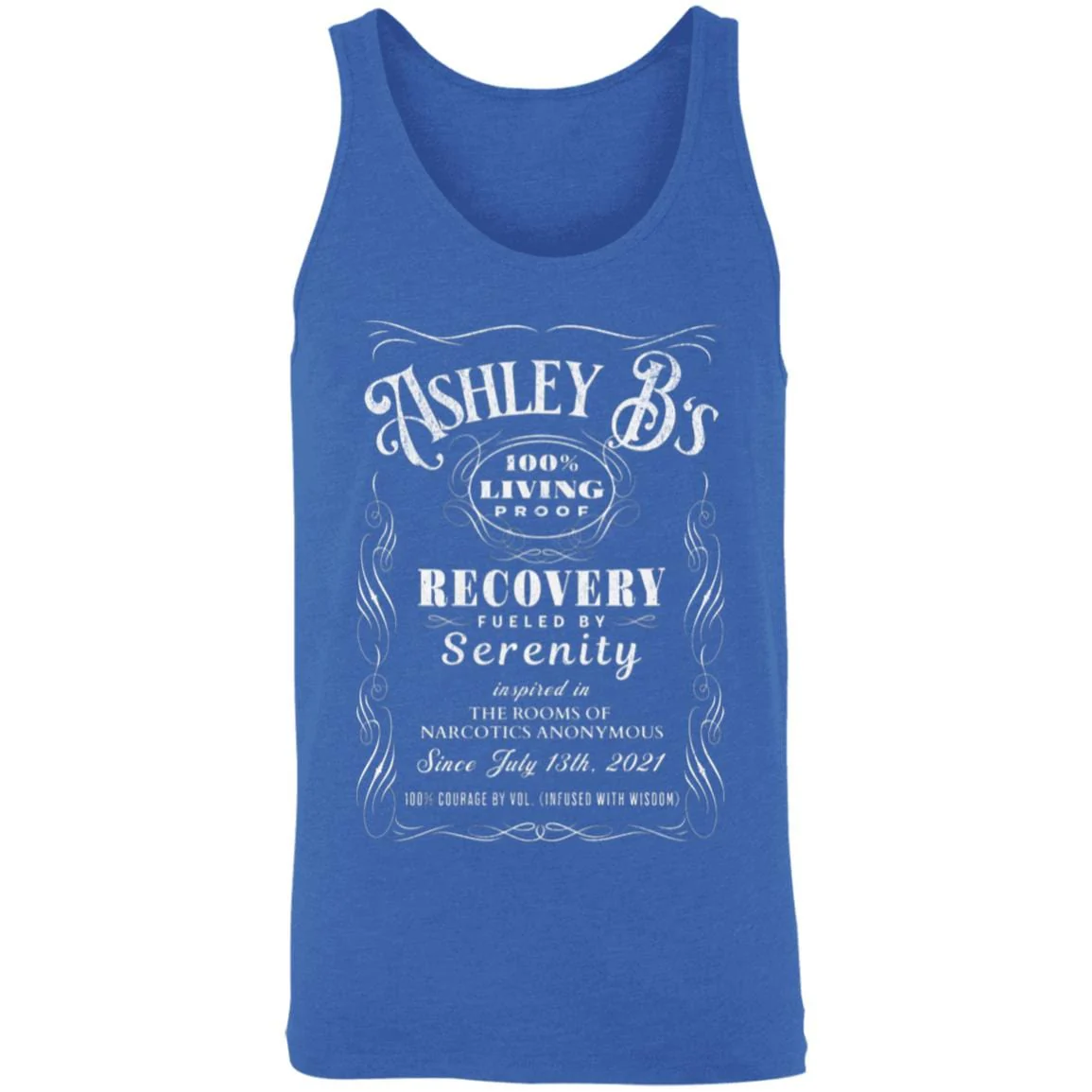 Custom Recovery Unisex Tank | Inspiring Sobriety | (Custom) 100% Living Proof - Image 9