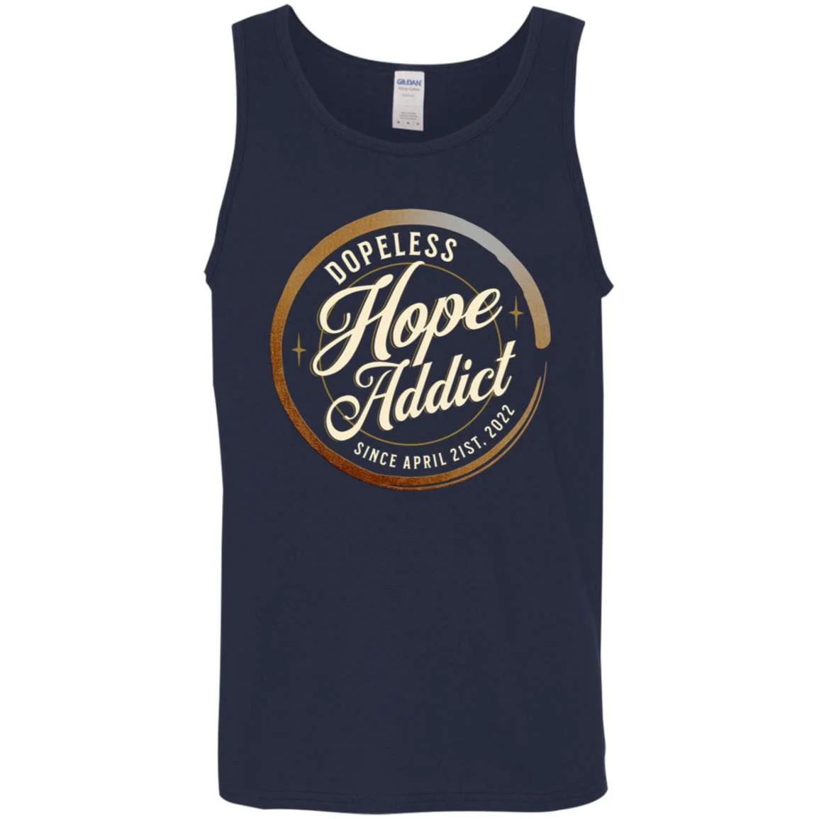 Custom Recovery Unisex Tank | Inspiring Sobriety | Dopeless Hope Addict - Image 4