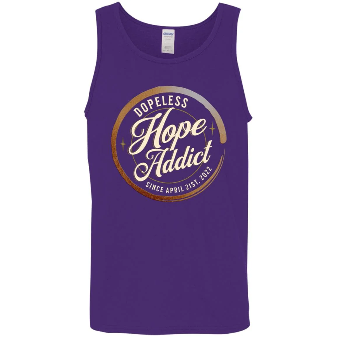 Custom Recovery Unisex Tank | Inspiring Sobriety | Dopeless Hope Addict - Image 5