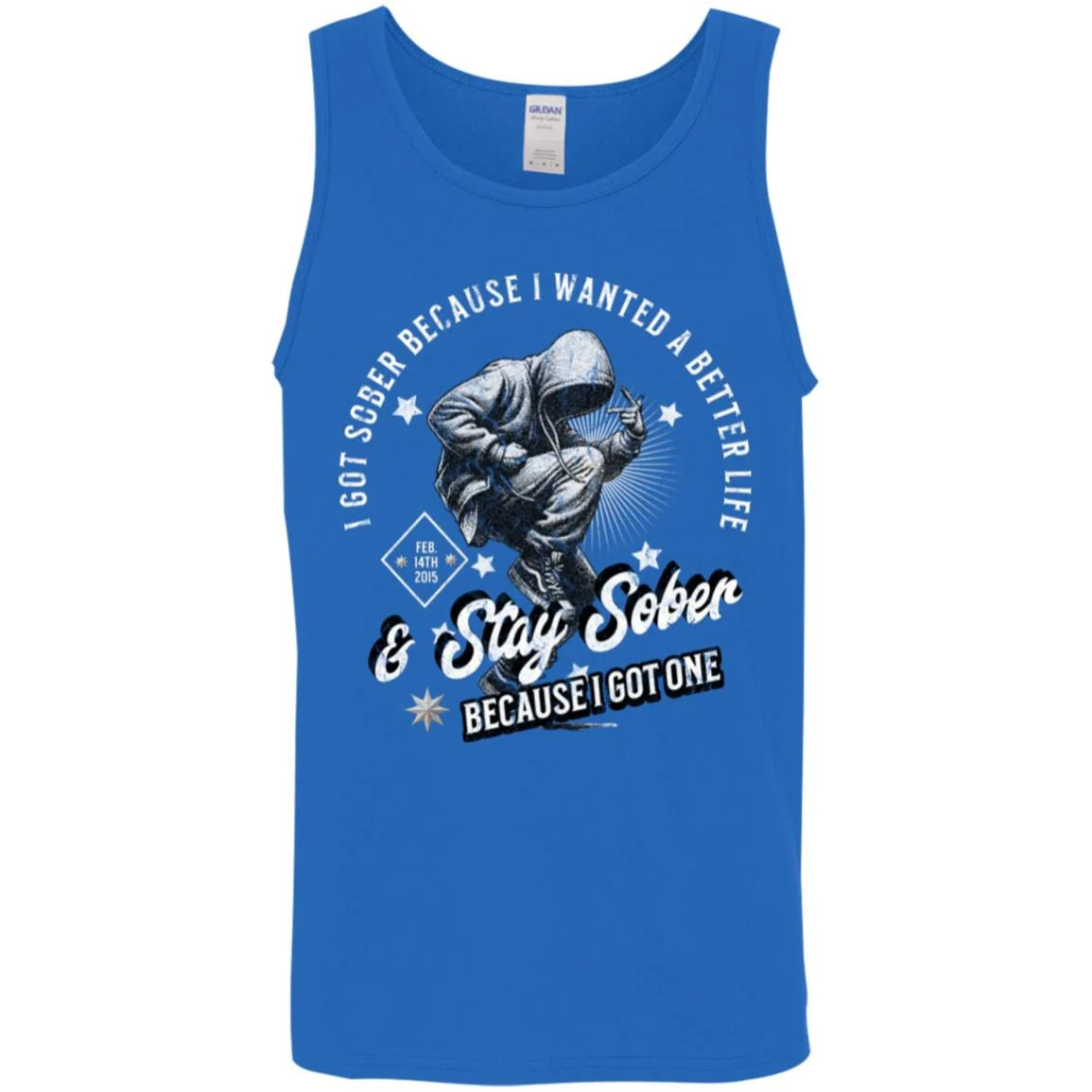 Custom Recovery Unisex Tank | Inspiring Sobriety |  I Got Sober - Image 7