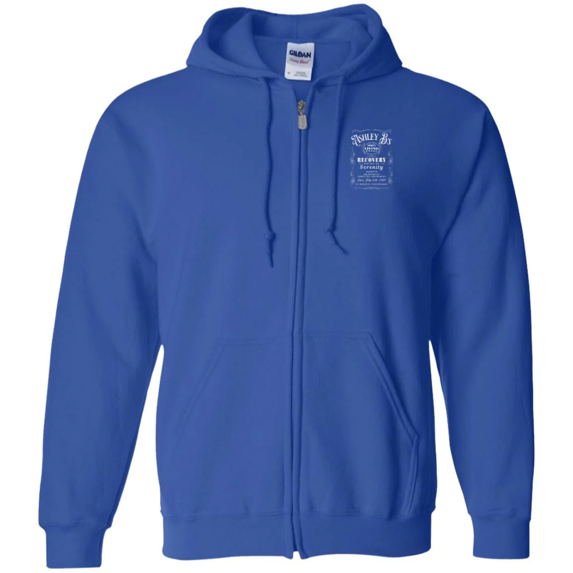Custom Recovery Zip Hoodie  | Inspiring Sobriety |  (Custom Name) 100% Living Proof - Image 5