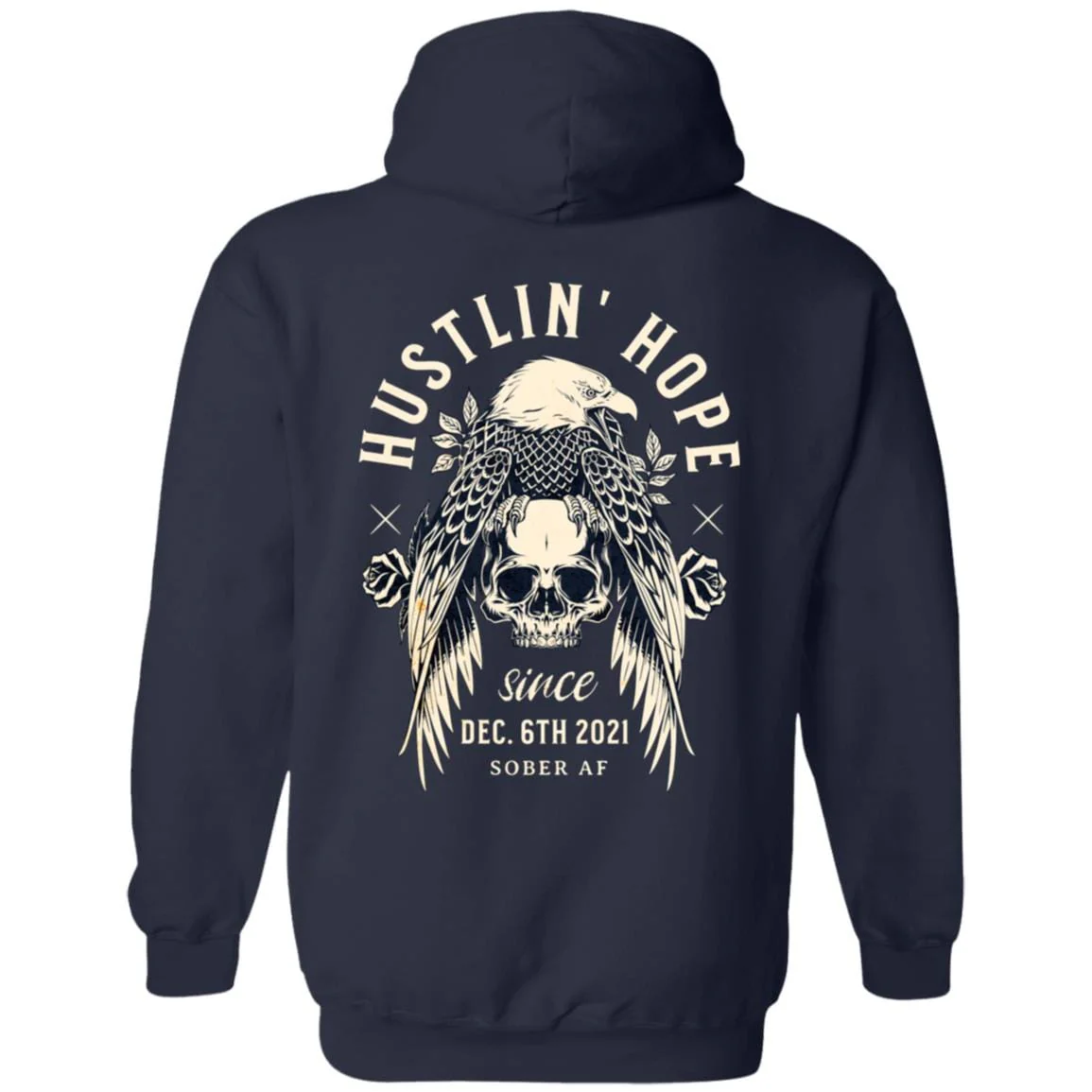 Custom Recovery Zip Hoodie  | Inspiring Sobriety |  Hustlin' Hope - Image 5