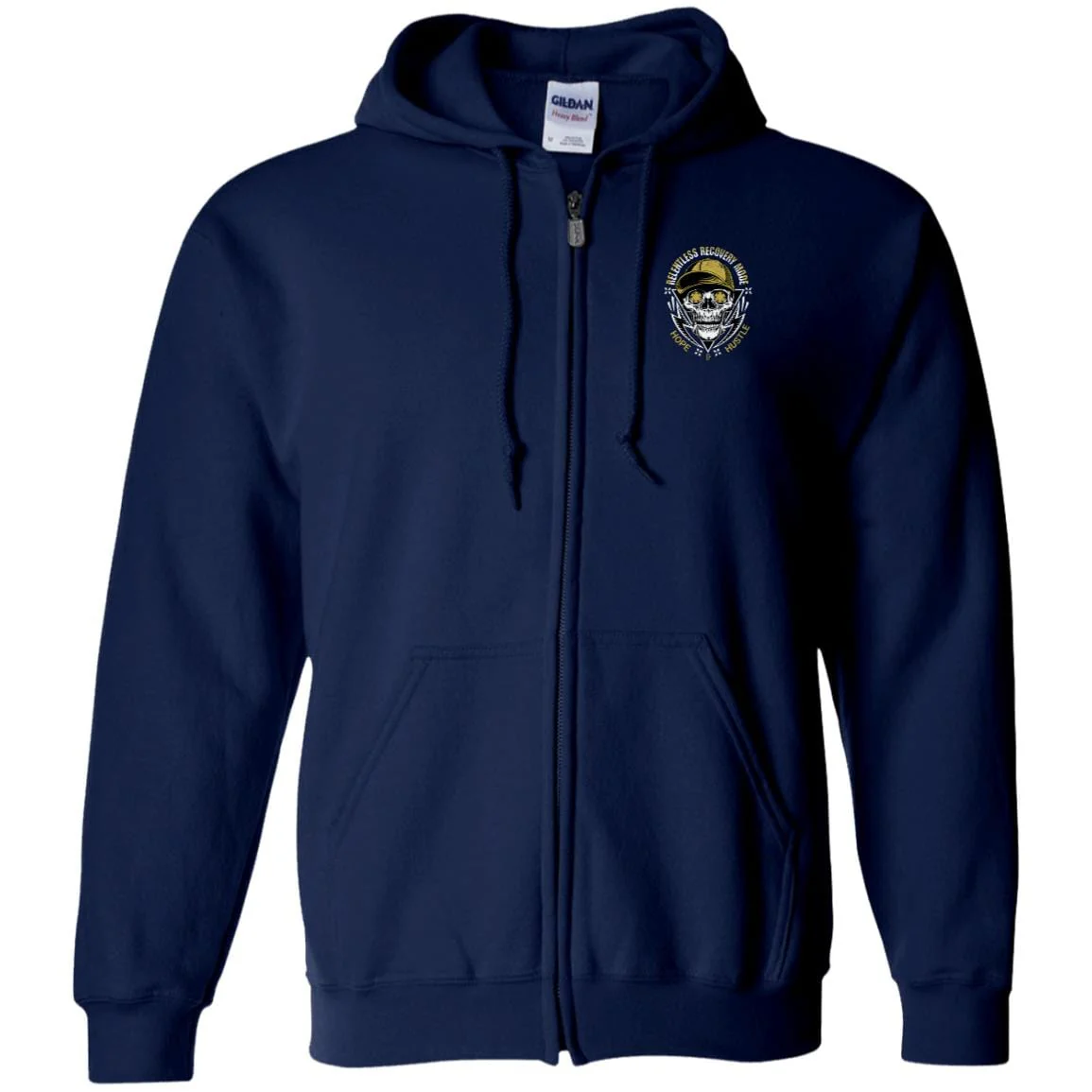 Recovery Zip Hoodie  | Inspiring Sobriety |  Relentless Recovery Mode - Image 4