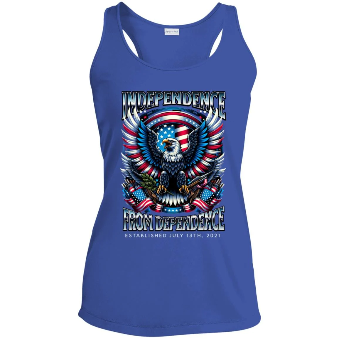 Custom Womens Recovery Tank | Inspiring Sobriety |  Independence From Dependence - Image 4