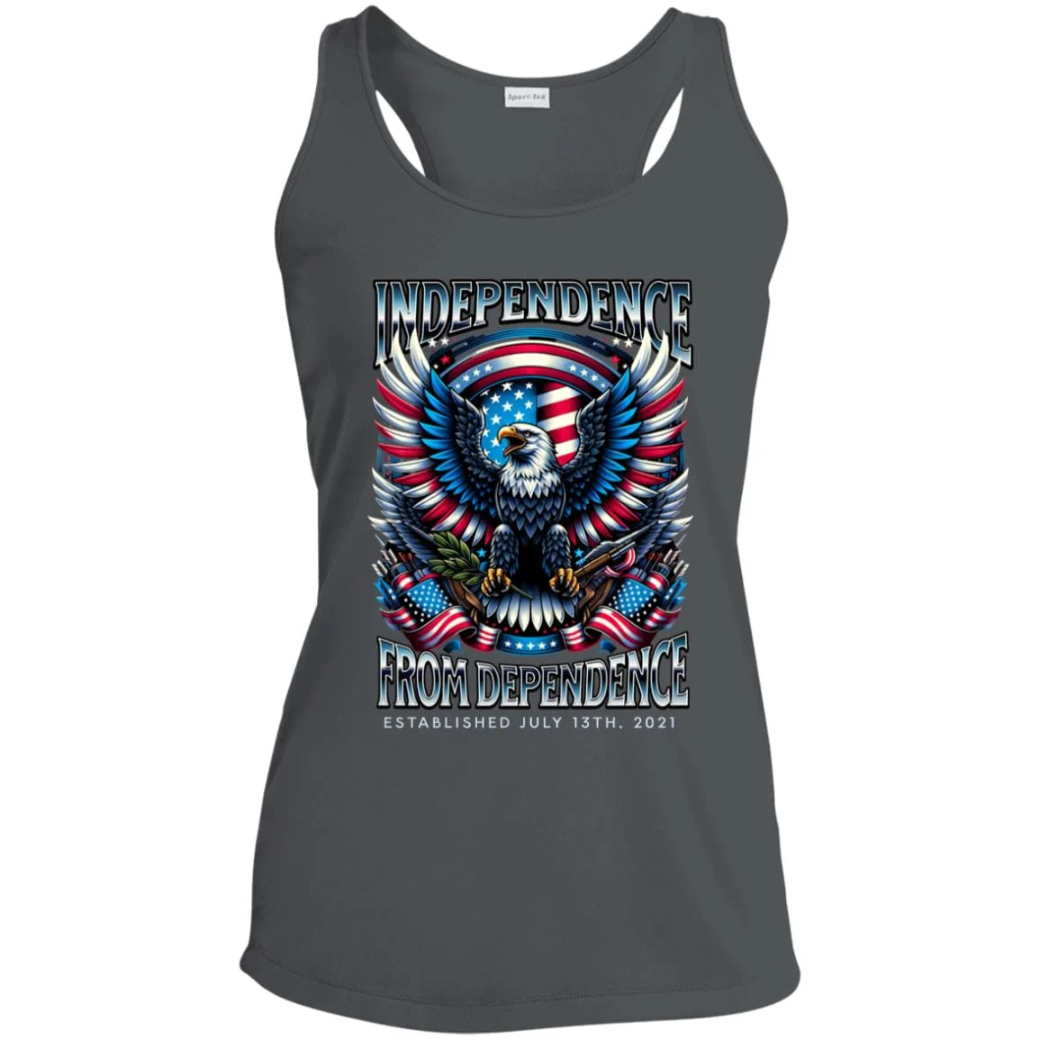 Custom Womens Recovery Tank | Inspiring Sobriety |  Independence From Dependence - Image 5