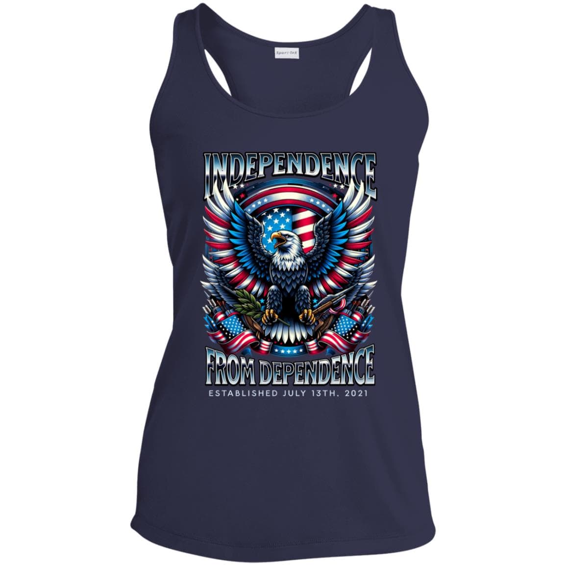 Custom Womens Recovery Tank | Inspiring Sobriety |  Independence From Dependence - Image 6