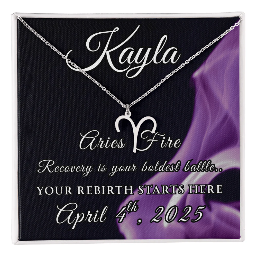 Custom Zodiac Recovery Necklace | Inspiring Sobriety - Image 30