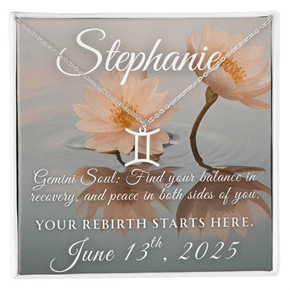 Custom Zodiac Recovery Necklace | Inspiring Sobriety - Image 34
