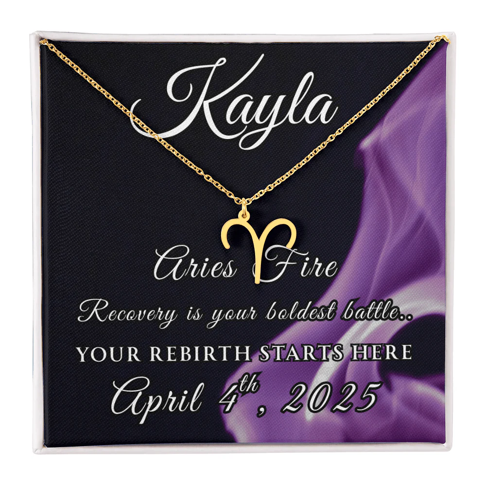 Custom Zodiac Recovery Necklace | Inspiring Sobriety - Image 37