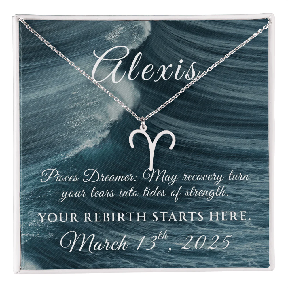 Custom Zodiac Recovery Necklace | Inspiring Sobriety - Image 9
