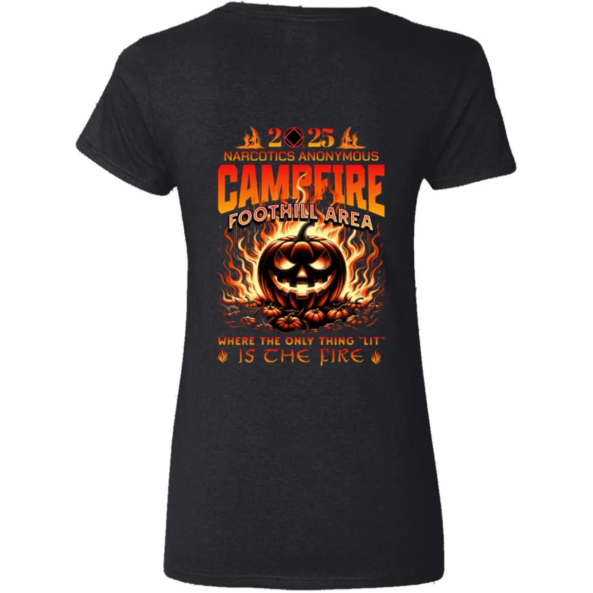 Foothill Area Womens V-Neck - Image 2