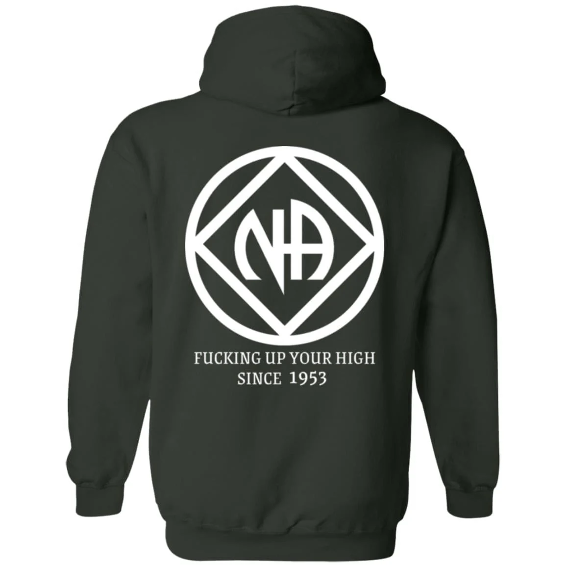 NA Zip Hoodie | Inspiring Sobriety | NA - F'ng Up Your High Since 1953 - Image 7