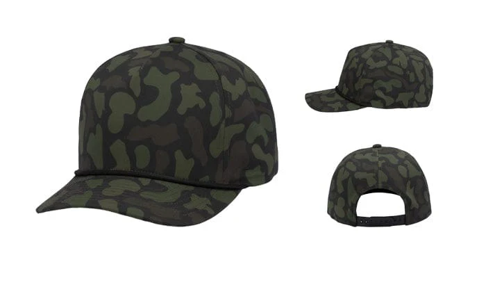 Recovery Camo Trucker Hat | Inspiring Sobriety | AA Symbol Heartbeat - Image 2