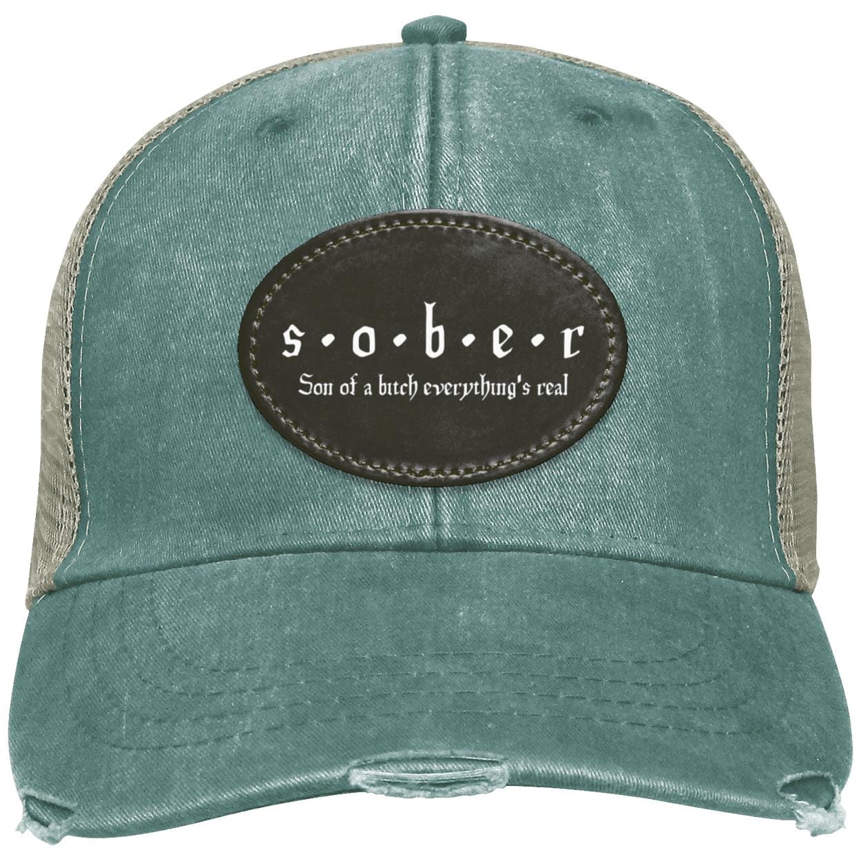 Recovery Distressed Hat | Inspiring Sobriety |  S.O.B.E.R. - Image 6