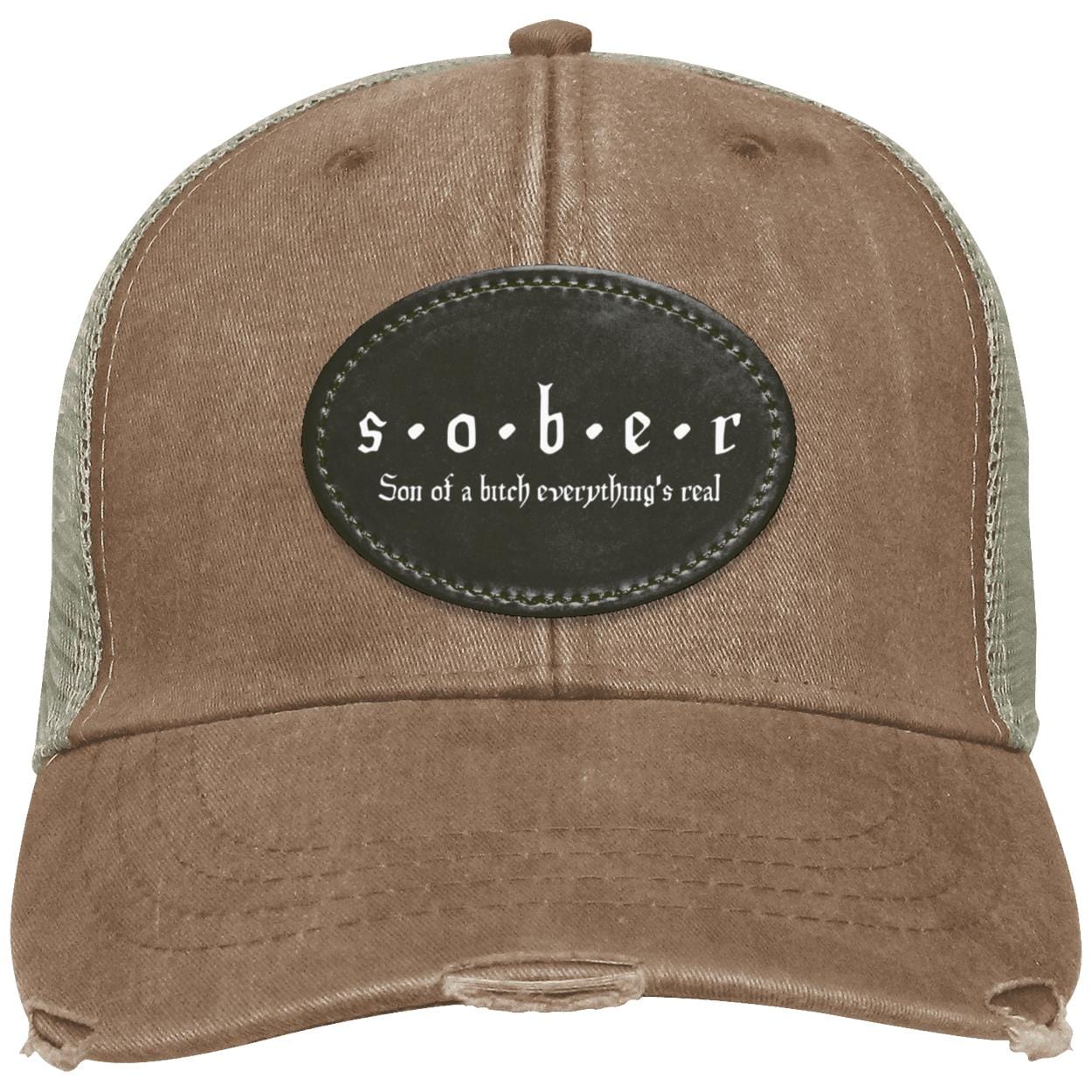 Recovery Distressed Hat | Inspiring Sobriety |  S.O.B.E.R. - Image 8