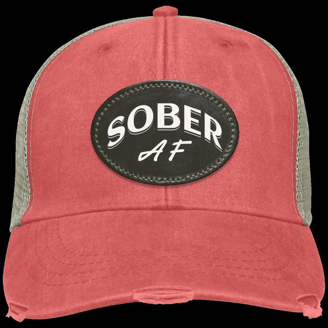 Recovery Distressed Hat | Inspiring Sobriety |  Sober AF - Image 4