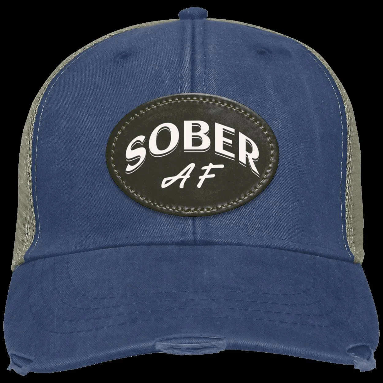 Recovery Distressed Hat | Inspiring Sobriety |  Sober AF - Image 5