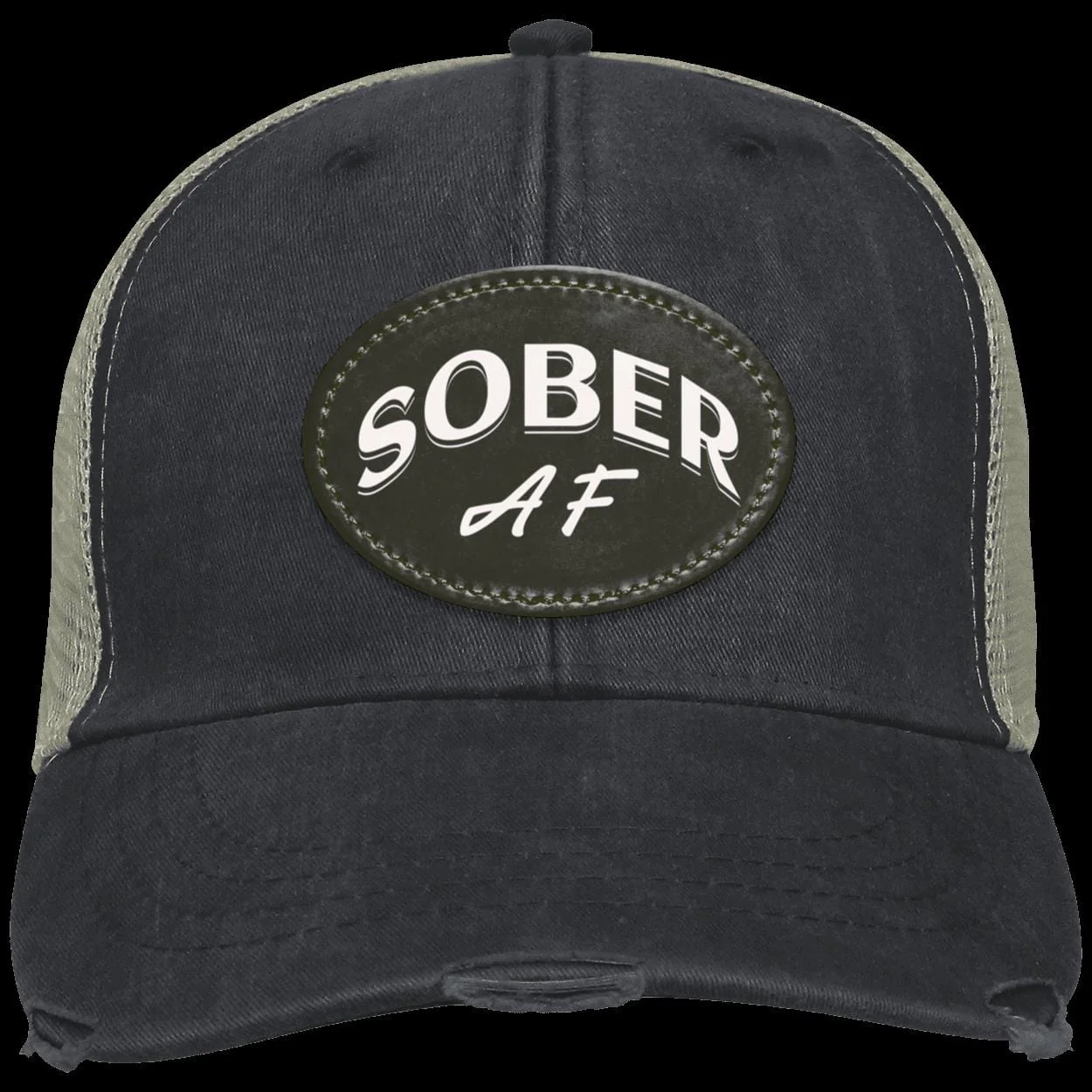 Recovery Distressed Hat | Inspiring Sobriety |  Sober AF - Image 6