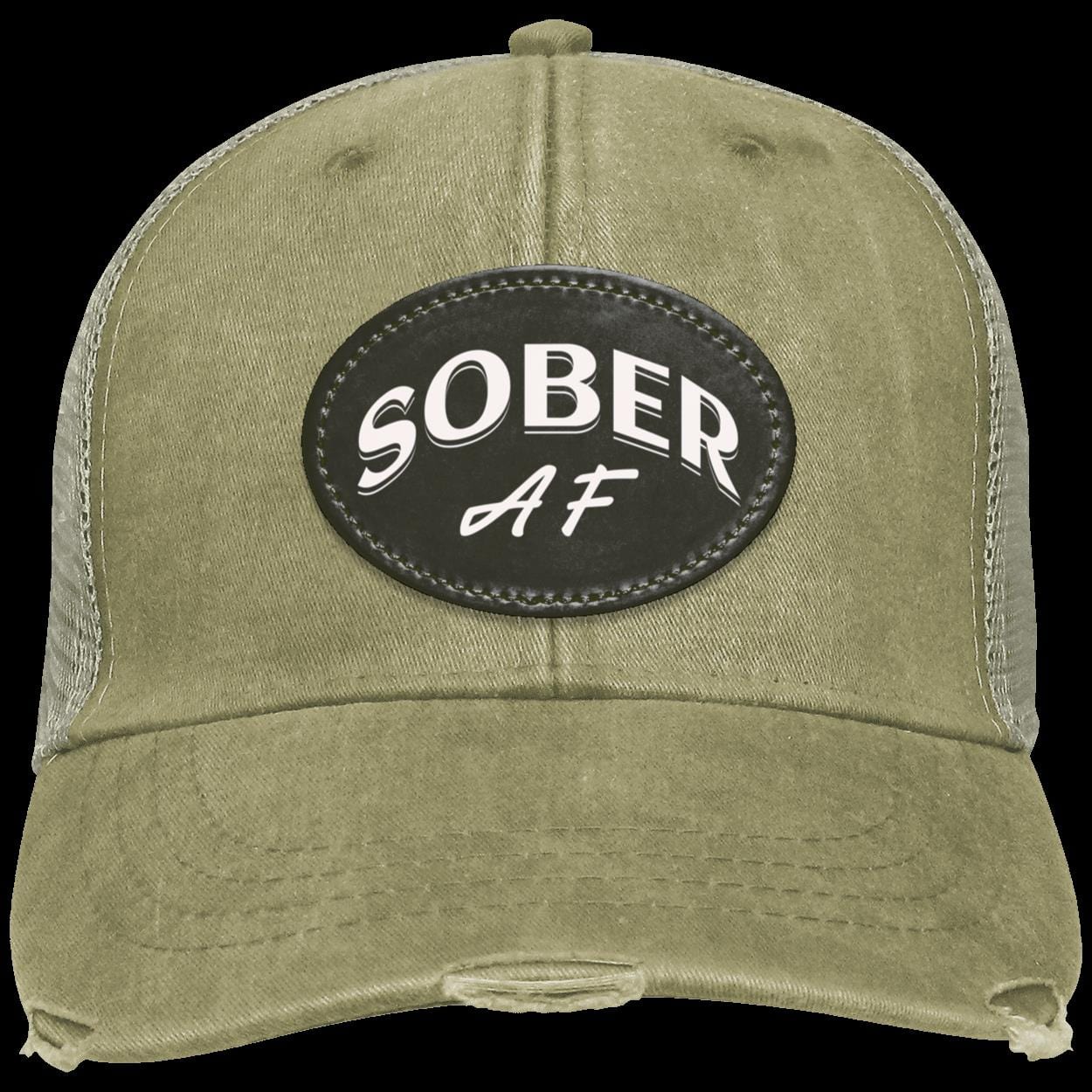 Recovery Distressed Hat | Inspiring Sobriety |  Sober AF - Image 9
