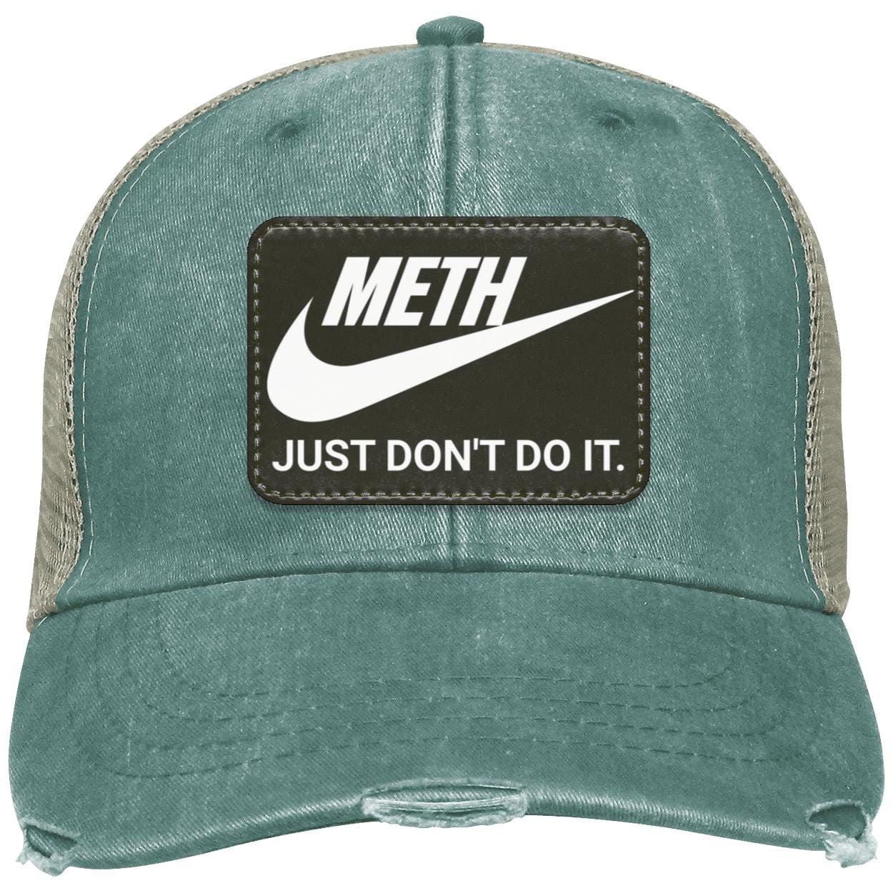 Recovery Distressed Ollie Cap | Inspiring Sobriety | Meth Just Don't Do It - Image 6