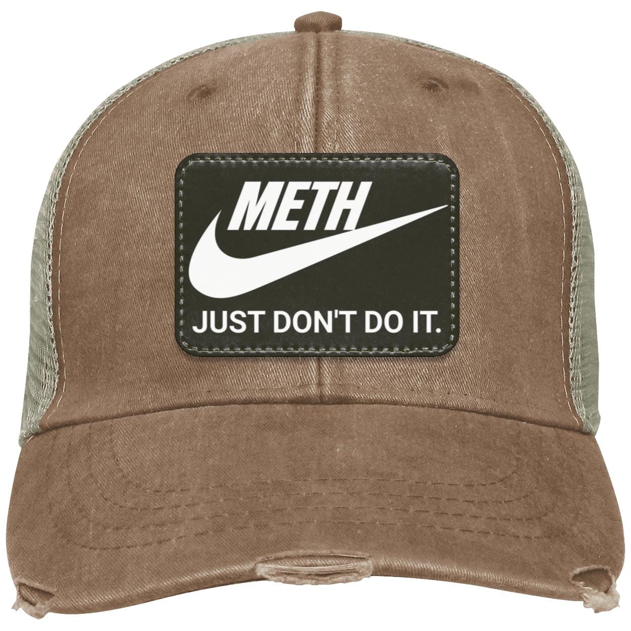 Recovery Distressed Ollie Cap | Inspiring Sobriety | Meth Just Don't Do It - Image 8