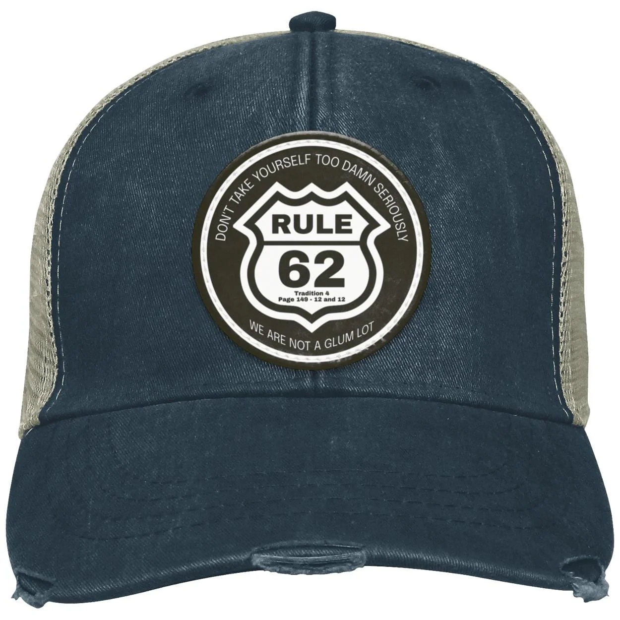 Recovery Distressed Ollie Cap | Inspiring Sobriety |  Rule 62 - Image 9